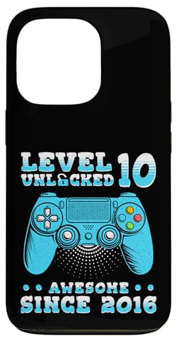 Level 10 Unlocked Birthday 10 Year Old Gifts 10th Birthday �X�}�z�P�[�X iPhone 13 Pro �p