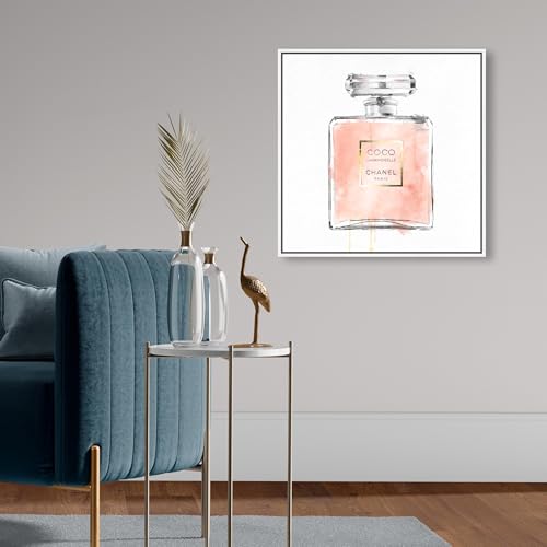 The Oliver Gal Artist Co. Fashion and Glam Framed Wall Art Canvas Prints 'Mademoiselle' Perfumes by The Oliver Gal Artist Co. - Used condition - Image 3