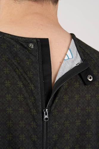 Ovidis Dementia Clothes - Alzheimers Anti-Strip Jumpsuit with Back-Zipper for Elderly Men - Bobby4