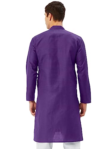 Image of Jompers Men's Cotton Regular Fit Solid Kurtas