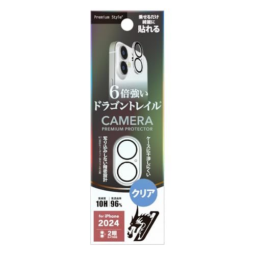 iPhone16 iPhone16Plus �p �J�����t���v���e�N�^�[ Dragontrail [�N���A] PG-24ACLG03CL