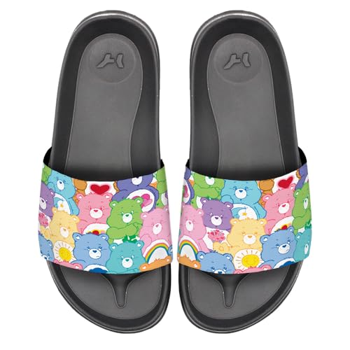 Popfunk Care Bears All Bear Pattern Unisex Adult Slides Sandals Officially Licensed Hypd Slydr Switch™