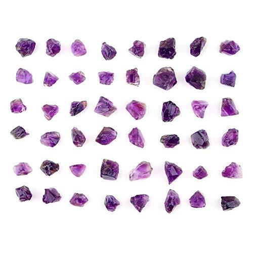 100 Cts. Natural Zambian Amethyst Quartz Rough Stone, Wholesale Bulk Lot, Raw Crystals, Jewelry Making Supply, Crystals & Gemstones, Healing Crystals, Master Healer - Spiritual Stone #TOP4