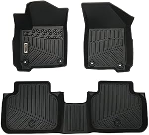 orealtrend Car Mats Replacement for Floor Liners Dodge Journey 2011-2020 Heavy Duty All Weather Guard Black Front and Rear Car Carpet-Custom Fit-Tough/Durable/Odorless