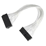 Câble d'extension d'alimentation atx - le connecteur mâle de la carte utilise une interface combinée 24p (20+4), peut également être utilisé sur les anciennes cartes mères 20 broches, accessoire informatique