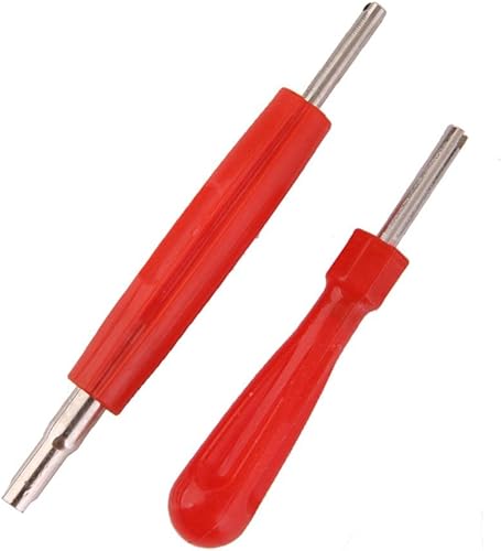 Miniatura 6 de VT06+VT04 Herramienta de reparación de neumáticos de válvula de extracción de núcleo estándar y de gran diámetro de 2 vías