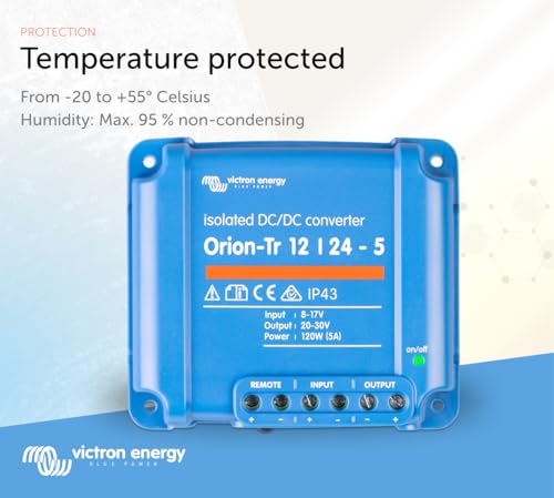 Victron Energy Orion-Tr DC to DC Converter - 12/24-Volt 5 amp 120-Watt - IP43 Protected - for Dual Battery Systems - Isolated by Victron Energy - Image 4