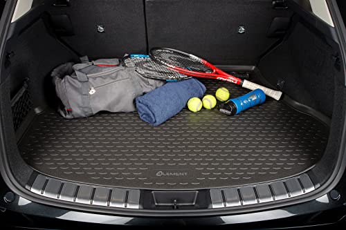 Image of Element Tailored Fit Rubber Boot Liner Protector Mat for Citroen C4 SpaceTourer I 2018- Present, Folded Backseat