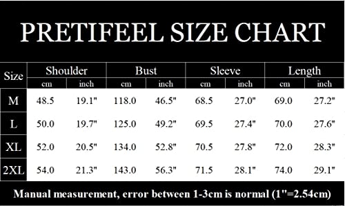 Pretifeel Mens Corduroy Trucker Jacket Slim Fit Button Down Fall Winter Coat #TOP5