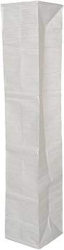 FAVOMOTO Japanese Paper Floor Lamp Shade, Foldable Standing Lamp Shade Replacement Modern Paper Cover for Room Office Soft Home Lighting Accessory