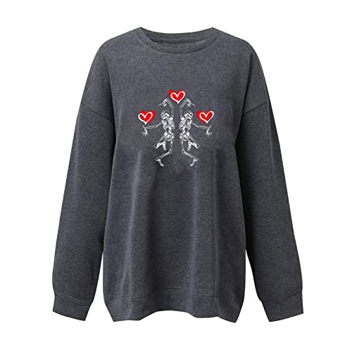 Moletom feminino com capuz estampado para outono e inverno, manga comprida, gola redonda, de veludo,