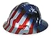 Hard Hat, FullBrim, USFlag Stars/Stripes