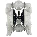 Cozyel Air-Operated Diaphragm Pump Double Diaphragm Pump 1 inch Inlet & Outlet, Air Diaphragm Pump Dual Diaphragm Air Pump Polypropylene 72GPM Max 120PSI for Chemical Industrial Use