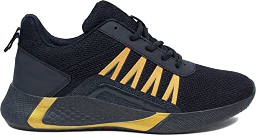 Image of Trendy Running Shoes for Men Sneakers for Men (Color- Black-04) Size-6(13) C