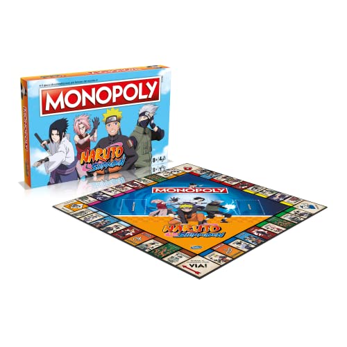 Winning Moves Monopoly Naruto - Gioco Da Tavolo Per Adulti E Bambini, Da 2 A 6 Persone, Età 8+ - 2