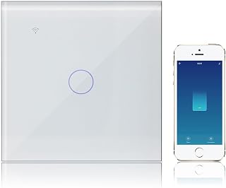 KETOTEK Smart Lichtschalter WLAN 1fach 1 Wege Alexa Kompatibel, Unterputz