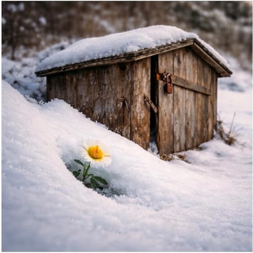 Flowers in the Snow