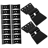 Toyvian 20Stücke Sonnenschutz Netzclips Kunststoff Wiederverwendbare Klammern für Schattenstoffe Einfache und Zuverlässige Befestigung für Garten