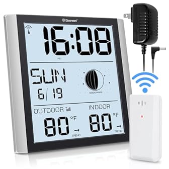 Moon Phase Atomic Wall Clocks photo Moon Phase Atomic Wall Clocks
