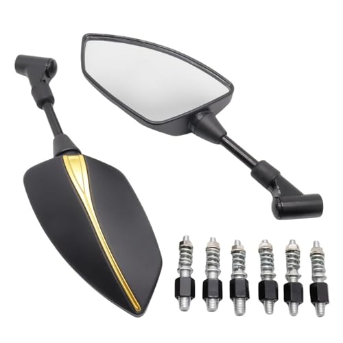 Espejo retrovisor lateral motocicleta con cristal antirreflejos