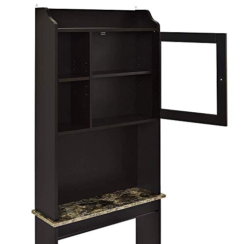 Moonhome Modern Over The Toilet Space Saver Organization Wood Storage Cabinet For Home, Bathroom (Espresso) #TOP3