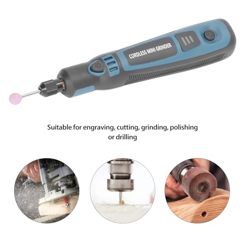 Kabelloses 3-Gang USB-Rotationswerkzeug mit Schleifstift für Schleifen Bohren Polieren und Gravieren DIY Werkzeugset