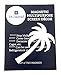 DCentral® Palm Tree Flexible Vinyl Screen Magnet; Double-Sided. White-Easier to See, Helps Stop Walking into Screens, Covers Small Tears. Size W 4.5” X 7.5. for Non-Retractable Screens, Decorative