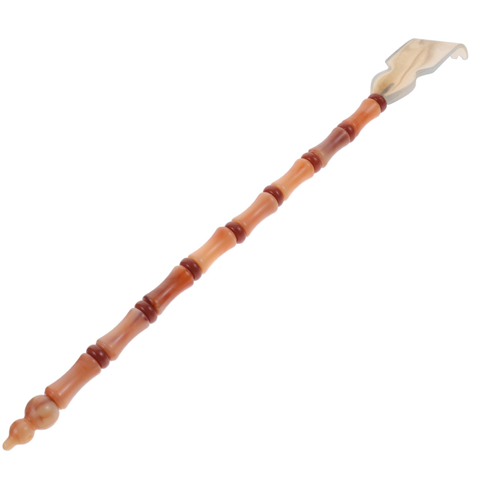 CALLARON 4stücke Rückenkratzer Ergonomischer Rückenmassager Echtem Horn Tragbares Massagewerkzeug Für Zuhause Für Juckreizlinderung Und Entspannung