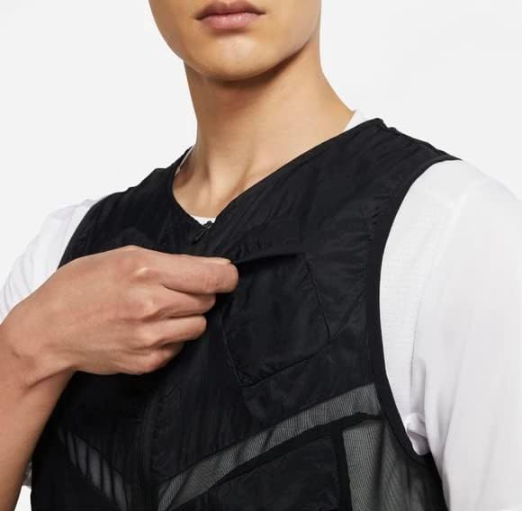 Nike Men’S Run Division Pinnacle Vest, Black, 2XL