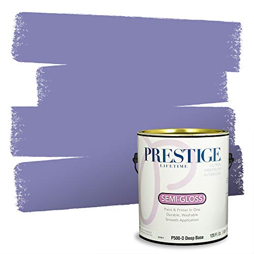 PRESTIGE Interior Paint and Primer in One, Lollipop, Semi-Gloss, 1 Gallon