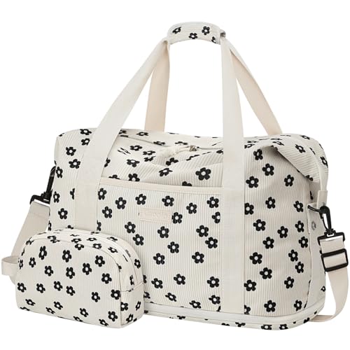 Expandable Travel Duffle Bag, Waterproof Weekender Overnight Bags for Women