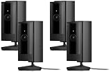 Ring Indoor Cam, Home or business security in 1080p HD video, 4-pack, Black