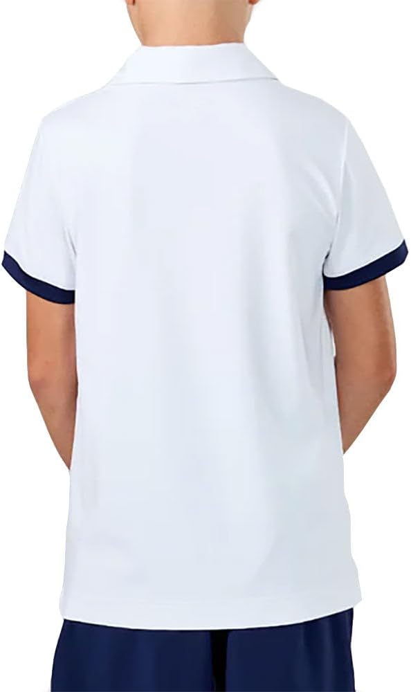 New Navy & White Polo Shirt