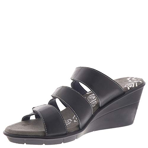 Propét Women's Lexie Wedge Slide Sandal, Black, 10 W Us #TOP8