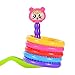 ThinkMax Plastic Cartoon Ring Toss Game Kids Family Quoit Game with 5 Rings