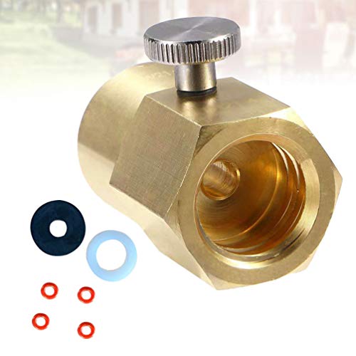 Yardwe Adaptador De Recarga CO2 Cilindro Latão Garrafa de Refrigerante Casa Tanque Conector Acessóri
