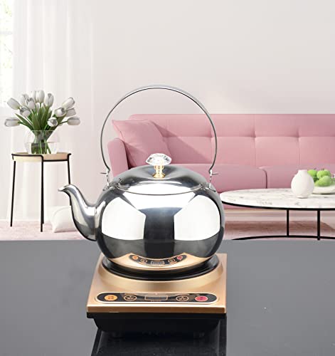 Sanqiahome 1200Ml Stainless Steel Teapot With Infuser #TOP5