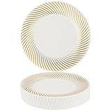 LEICHT ZU REINIGEN: Um den eleganten Goldrand zu erhalten und die Lebensdauer dieser kleinen Teller zu verlängern, empfehlen wir die Handwäsche. Dieser einfache Pflegeschritt stellt sicher, dass sie ihr glamouröses Aussehen behalten und für Ihr nächstes besonderes Ereignis bereit sind.