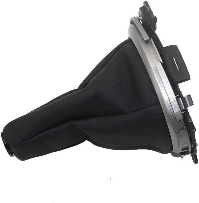 Manual Leather Car Shift Gear Knob Lever Gaitor Boot Cover + Frame for Honda Fit Jazz 2009 2010 2011 2012 2013 2014 2015