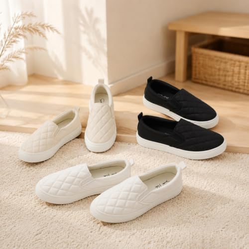Slip On Shoes Women Loafers Comfort Leather Soft Casual Walking Shoes — 사진 7