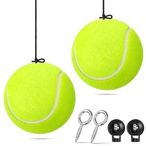 SARDVISA 2-Packs Tennis Ball Garage Parking Aid with Non-Elastic String, Precise Garage Car Stop Indicator w/Adjustment Buckle, Easy Installation, Parking Stopper Assist for Garage Accessories
