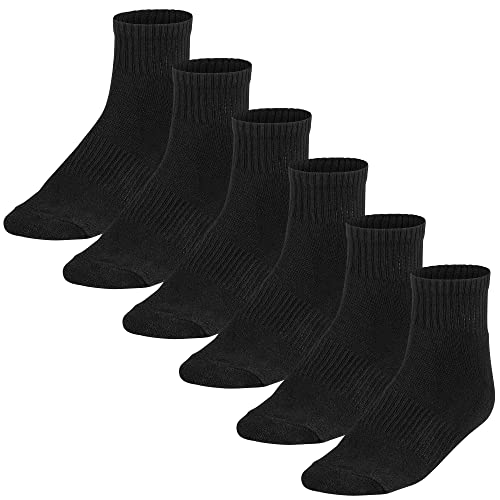 Realtree Comfort Dry Cushioned Crew Black Mens Socks Size 6-12 (Ankle) #TOP6