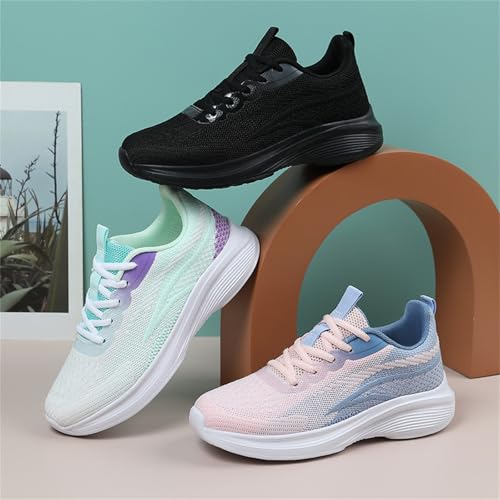 Chaussures de course pour femme - Baskets de jogging route légères en maille - 3
