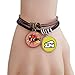offbb Ornamentos Pulsera Brazalete Cuerda Sandwich