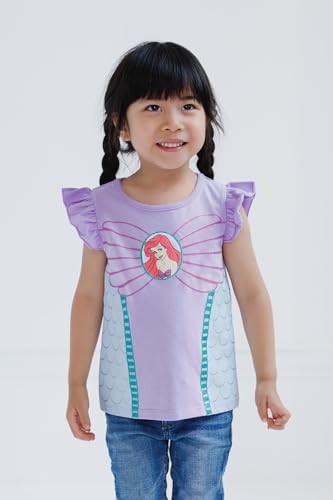 Image of Disney Girls' 2-Pack Short Sleeve T-Shirts Toddler to Big Kid