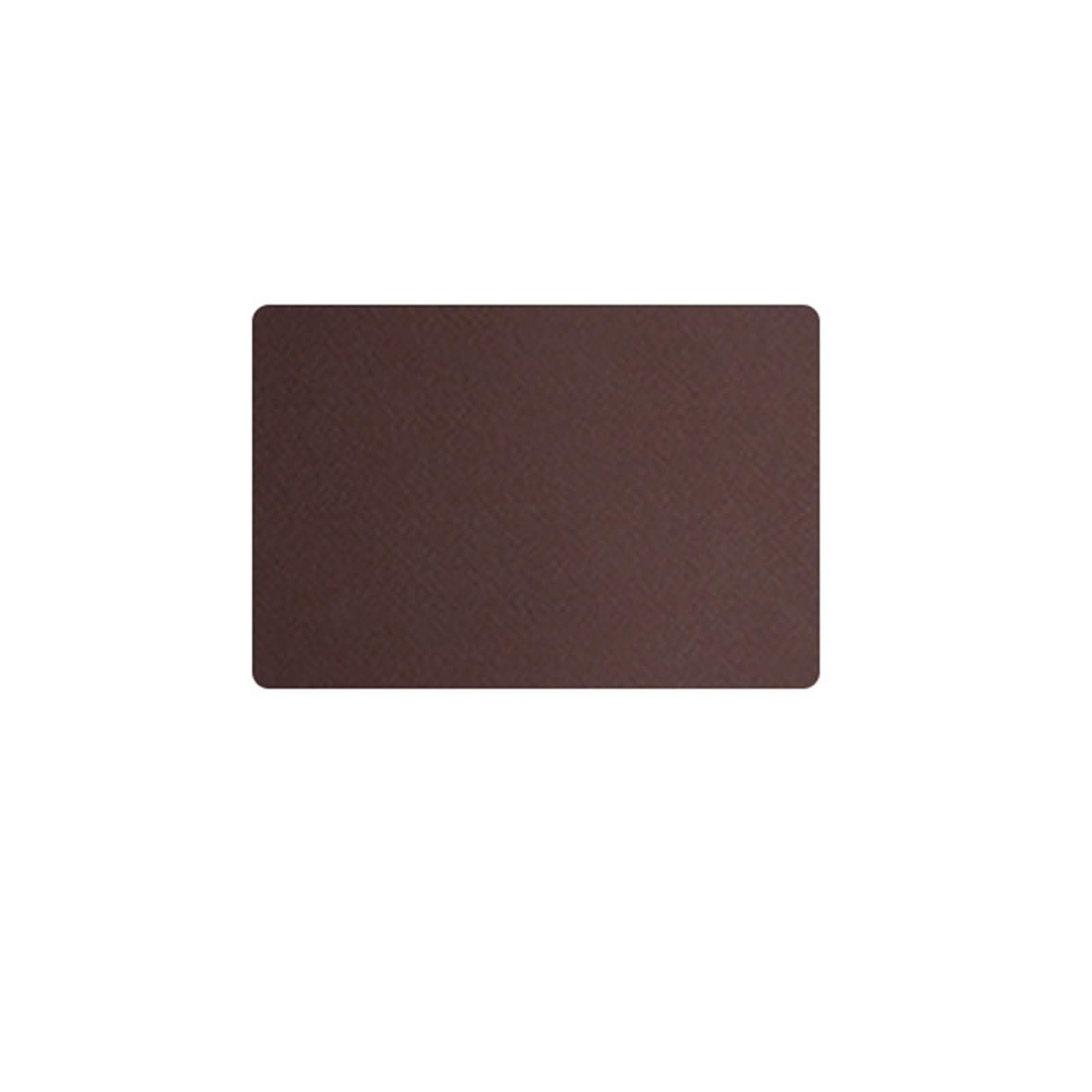Set de table moderne en cuir bicolore imperméable 30x43cm lot de 6 pour cuisine