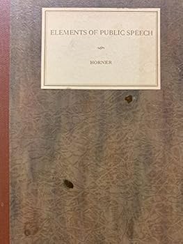 Hardcover Elements of Public Speech Book