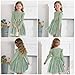 Toddler Girl Tulle Dress Fall Ruffle Long Sleeve Baby Girl Fashion Casual Dresses(Green,3t)
