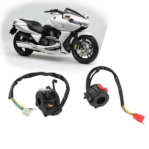 Commodo moto et interrupteur de guidon universel 22 mm avec commande klaxon clignotant