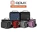 opux Insulated Lunch Bag for Men Women, Soft Lunch Box for Office Work School Picnic, Leakproof Lunch Cooler Bag with Shoulder Strap for Kid Adult Boy Girl, Medium Lunchbox Lunch Tote (Heather Navy)